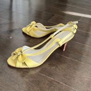 Cute Yellow Strappy Sandals US 6.5 | UK 5